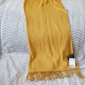 H&M scarf, yellow